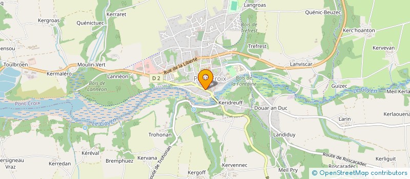 localisation de l'entreprise MONSIEUR ALAIN GUIGON  PONT-CROIX