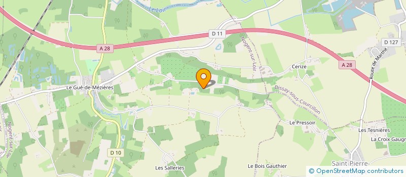localisation de l'entreprise MONSIEUR ALAIN GUILBERT à MONTVAL-SUR-LOIR