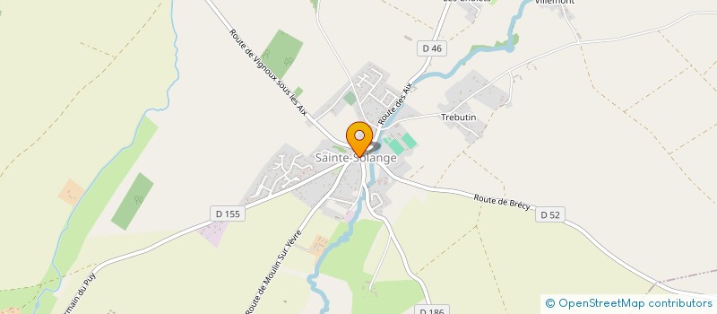 localisation de l'entreprise MONSIEUR ALAIN GUILBERT  SAINTE-SOLANGE