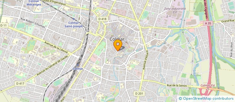 localisation de l'entreprise MONSIEUR ALAIN GUILBERT à COLMAR