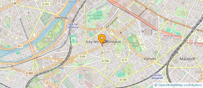 localisation de l'entreprise MONSIEUR ALAIN GUILERMIN à ISSY-LES-MOULINEAUX
