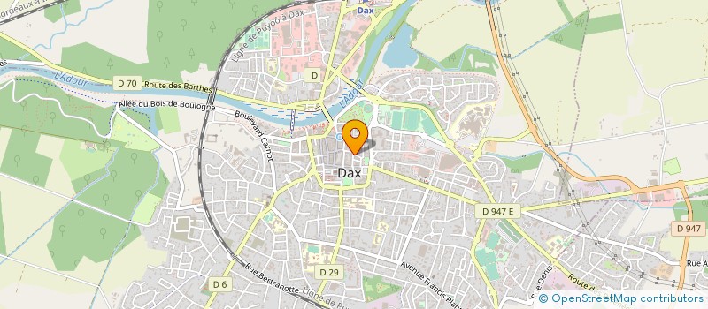 localisation de l'entreprise MONSIEUR ALAIN GUILHEMSANG  CAPBRETON