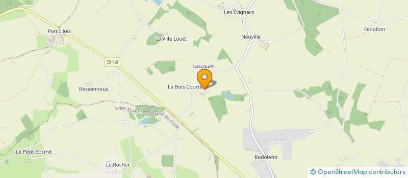 localisation de l'entreprise MONSIEUR ALAIN GUILLAUME  PLUMIEUX