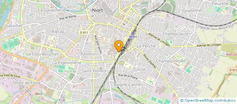 localisation de l'entreprise MONSIEUR ALAIN GUILLAUME à NIORT