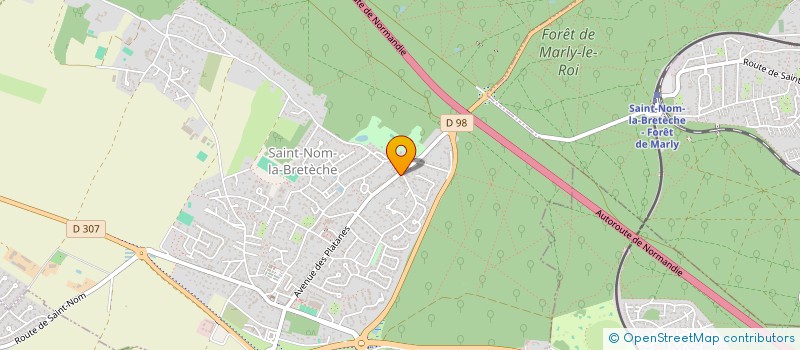 localisation de l'entreprise MONSIEUR ALAIN GUILLAUME  SAINT-NOM-LA-BRETECHE