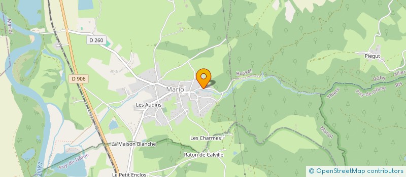 localisation de l'entreprise MONSIEUR ALAIN GUILLAUME  MARIOL