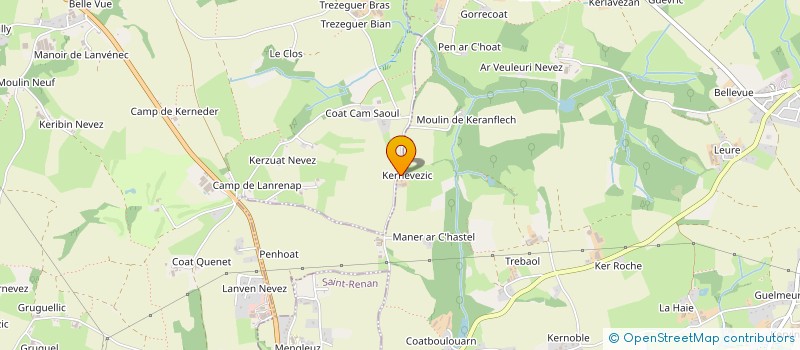 localisation de l'entreprise MONSIEUR ALAIN GUILLEC à SAINT-RENAN