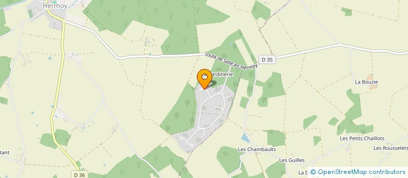 localisation de l'entreprise MONSIEUR ALAIN GUILLEMENOT à LA SELLE-SUR-LE-BIED