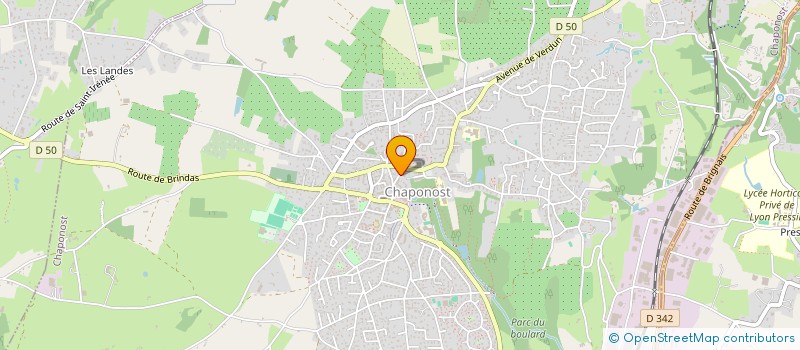 localisation de l'entreprise MONSIEUR ALAIN GUILLEMIN  CHAPONOST