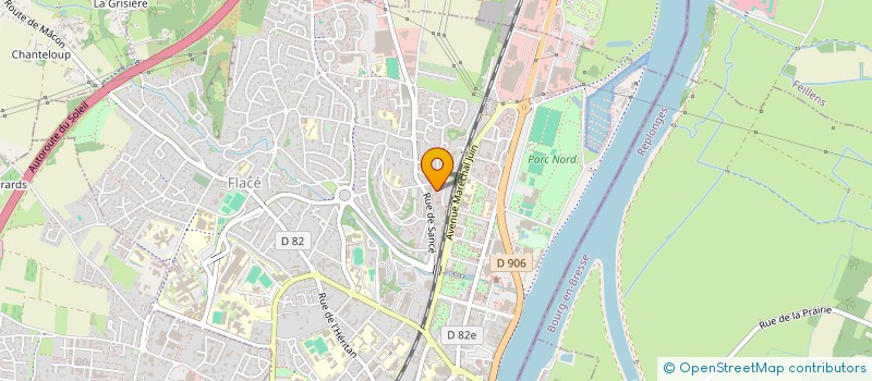 localisation de l'entreprise MONSIEUR ALAIN GUILLET à MACON