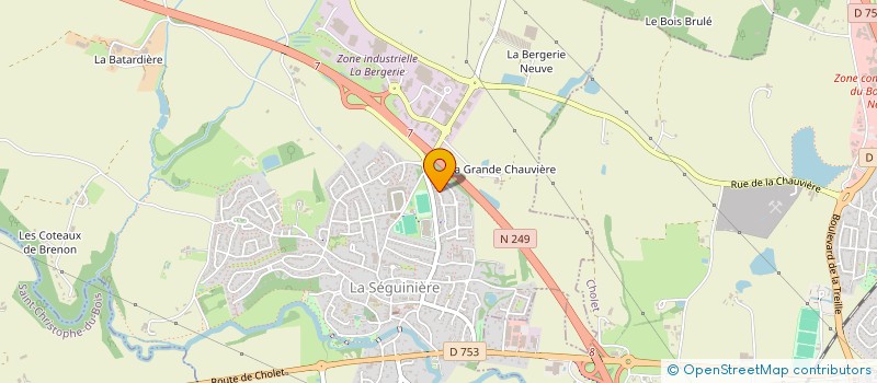 localisation de l'entreprise MONSIEUR ALAIN GUILLEZ  LA SEGUINIERE