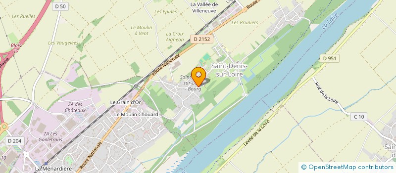 localisation de l'entreprise MONSIEUR ALAIN GUILLON  SAINT-DENIS-SUR-LOIRE