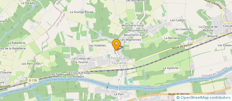 localisation de l'entreprise MONSIEUR ALAIN GUILLON  CHISSAY-EN-TOURAINE