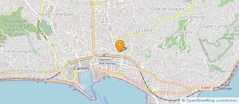 localisation de l'entreprise MONSIEUR ALAIN GUILLOT  CANNES