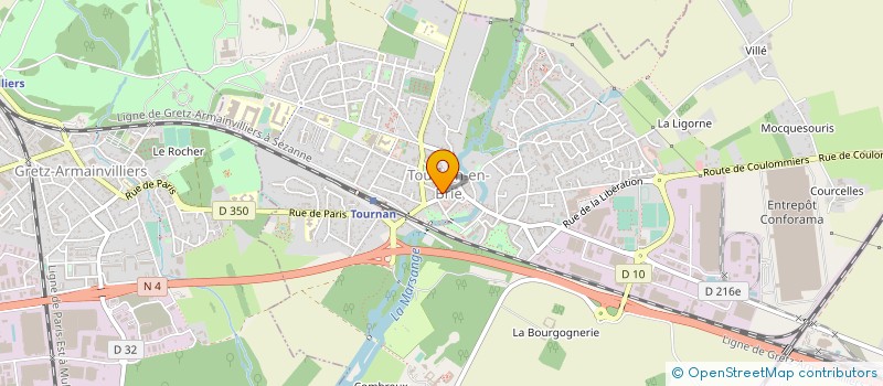 localisation de l'entreprise MONSIEUR ALAIN GUILLOU  GRETZ-ARMAINVILLIERS