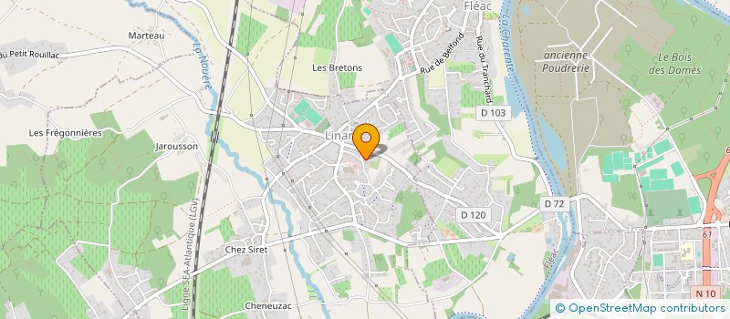 localisation de l'entreprise MONSIEUR ALAIN GUILLOUZIC à LINARS