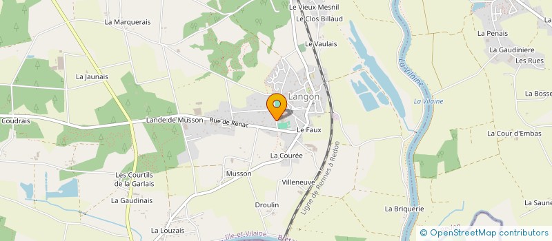 localisation de l'entreprise MONSIEUR ALAIN GUIMARD à LANGON