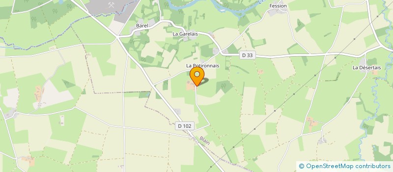 localisation de l'entreprise MONSIEUR ALAIN GUINE  BLAIN