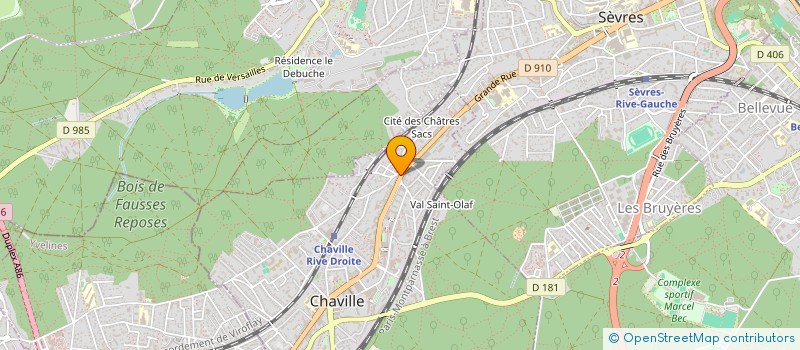 localisation de l'entreprise MONSIEUR ALAIN GUIONNET à CHAVILLE