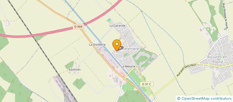 localisation de l'entreprise MONSIEUR ALAIN GUNDES  BRETENIERE