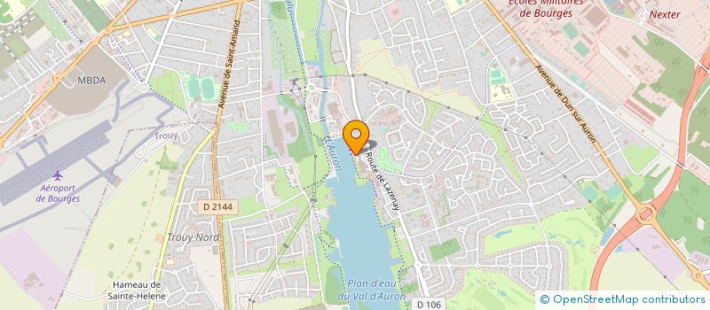 localisation de l'entreprise MONSIEUR ALAIN GUNIA  BOURGES