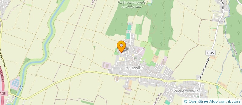 localisation de l'entreprise MONSIEUR ALAIN GUNTHNER  PORTE DU RIED