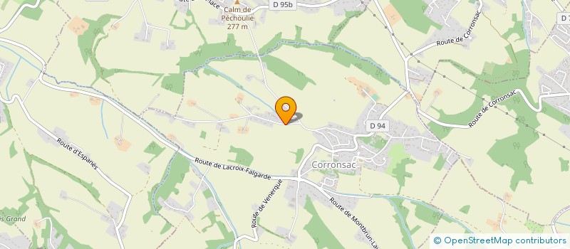 localisation de l'entreprise MONSIEUR ALAIN GUY  CORRONSAC