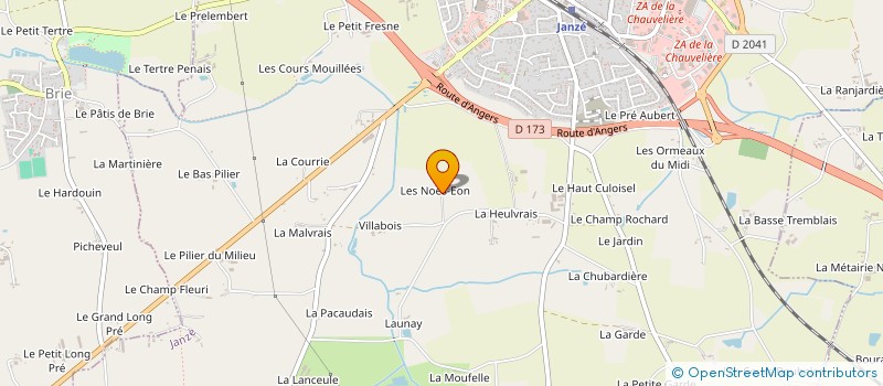 localisation de l'entreprise MONSIEUR ALAIN GUYOT  JANZE