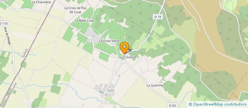 localisation de l'entreprise MONSIEUR ALAIN GUYOT  SAIX