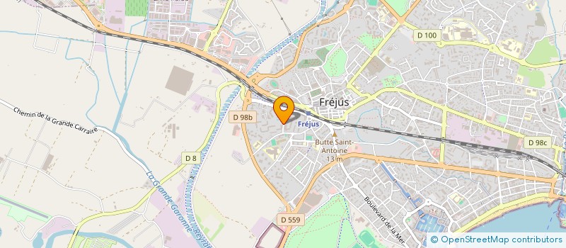 localisation de l'entreprise MONSIEUR ALAIN HACHON à FREJUS