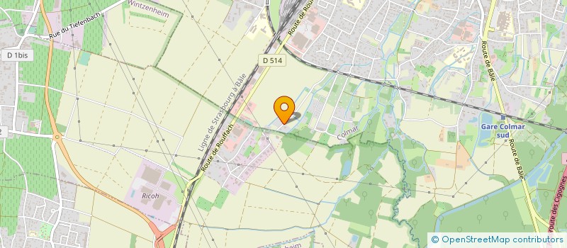 localisation de l'entreprise MONSIEUR ALAIN HAEFFELE  WETTOLSHEIM