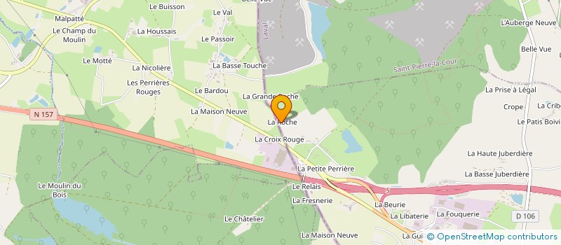 localisation de l'entreprise MONSIEUR ALAIN HAMELIN  LA GRAVELLE