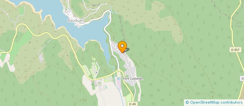 localisation de l'entreprise MONSIEUR ALAIN HAMON  BAUDUEN