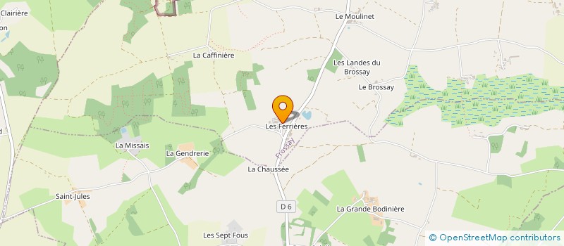 localisation de l'entreprise MONSIEUR ALAIN HAMON  FROSSAY