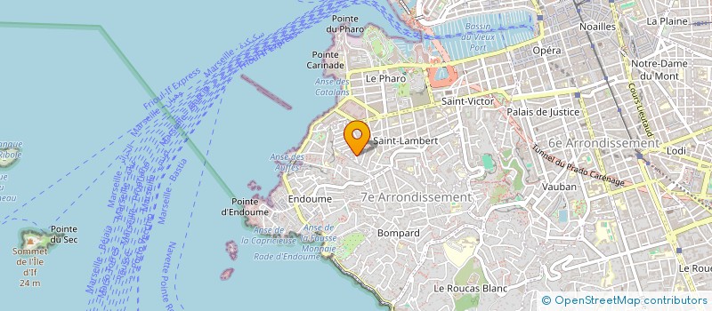 localisation de l'entreprise MONSIEUR ALAIN HAMPARSOUMIAN  MARSEILLE