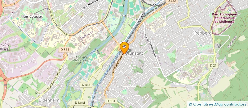 localisation de l'entreprise MONSIEUR ALAIN HANDSCHIN  SAUSHEIM