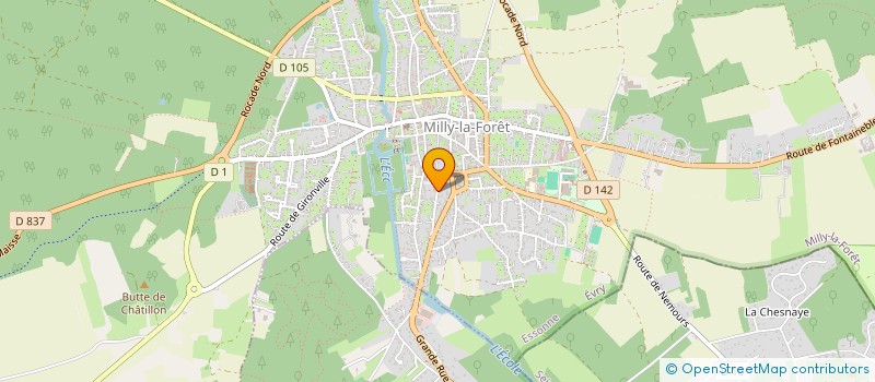 localisation de l'entreprise MONSIEUR ALAIN HANNI à MILLY-LA-FORET