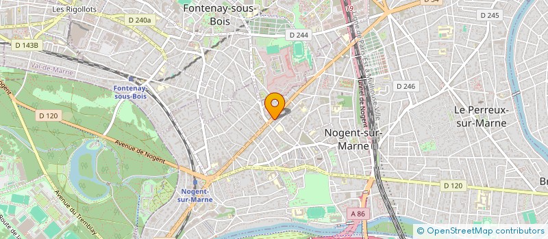 localisation de l'entreprise MONSIEUR ALAIN HARMEL à NOGENT-SUR-MARNE