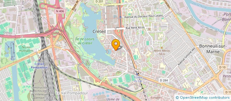 localisation de l'entreprise MONSIEUR ALAIN HASSOUN  CRETEIL