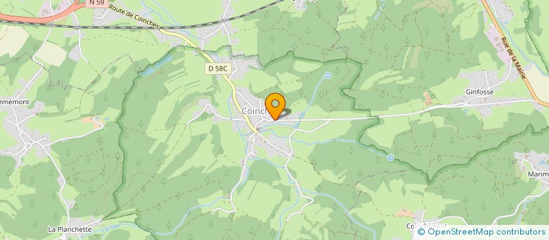 localisation de l'entreprise MONSIEUR ALAIN HATTON  COINCHES