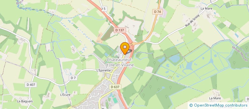 localisation de l'entreprise MONSIEUR ALAIN HEBERT  CHATEAUNEUF-D'ILLE-ET-VILAINE