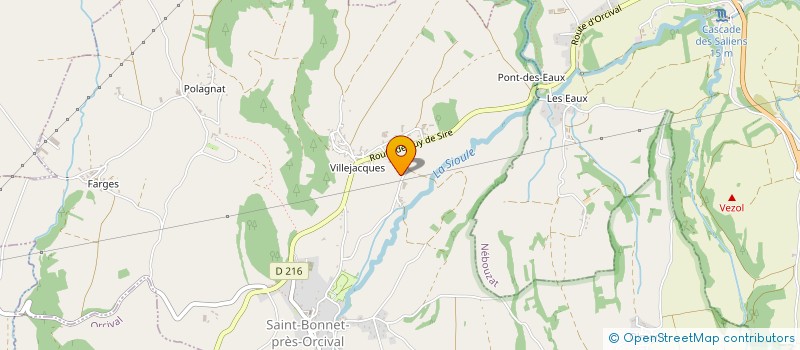 localisation de l'entreprise MONSIEUR ALAIN HEBRARD à SAINT-BONNET-PRES-ORCIVAL