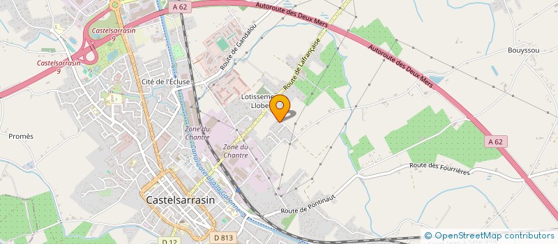 localisation de l'entreprise MONSIEUR ALAIN HEBRARD  CASTELSARRASIN