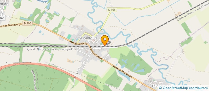 localisation de l'entreprise MONSIEUR ALAIN HECHT  MARAINVILLER