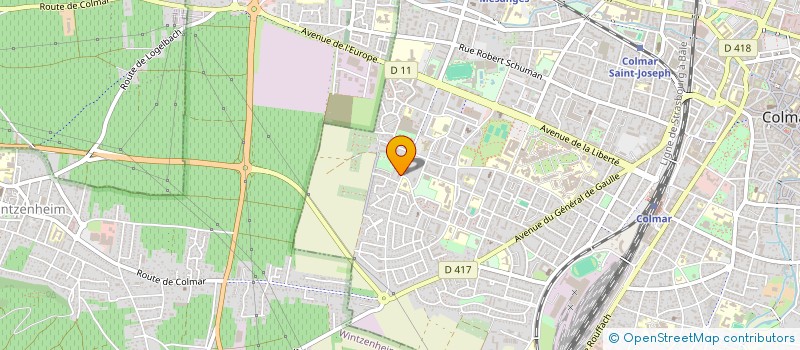 localisation de l'entreprise MONSIEUR ALAIN HECKETSWEILER  COLMAR