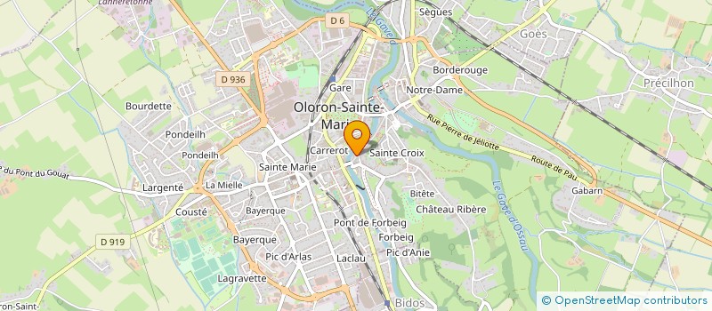 localisation de l'entreprise MONSIEUR ALAIN HEDOT à OLORON-SAINTE-MARIE