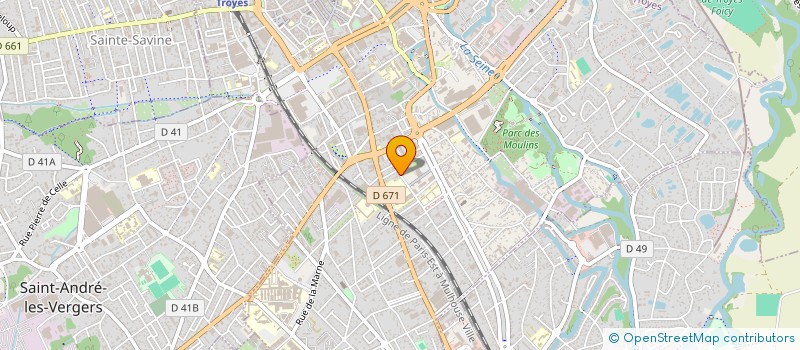 localisation de l'entreprise MONSIEUR ALAIN HEINY  TROYES