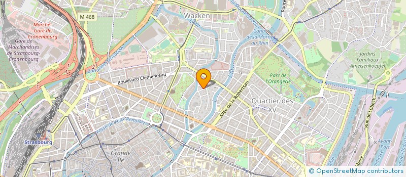 localisation de l'entreprise MONSIEUR ALAIN HEITZ à STRASBOURG