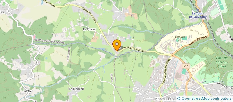 localisation de l'entreprise MONSIEUR ALAIN HEL  LENTILLY