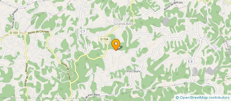 localisation de l'entreprise MONSIEUR ALAIN HEMAT  LE GOSIER